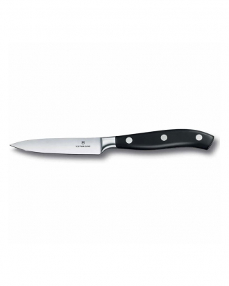 Μαχαίρι κουζίνας μονοκόμματο 10cm σε ειδική συσκευασία δώρου Grand Maitre, Victorinox, 7.7203.10G, ΜΑΥΡΟ