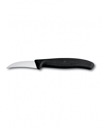 Μαχαίρι παπαγαλάκι ανοξείδωτο, 6cm Swiss Classic, Victorinox 6.7503, ΜΑΥΡΟ