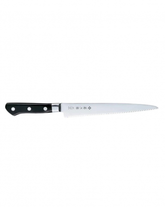 Μαχαίρι οδοντωτό ψωμιού 21,5cm, DP Cobalt, Tojiro, F-828, ΜΑΥΡΟ
