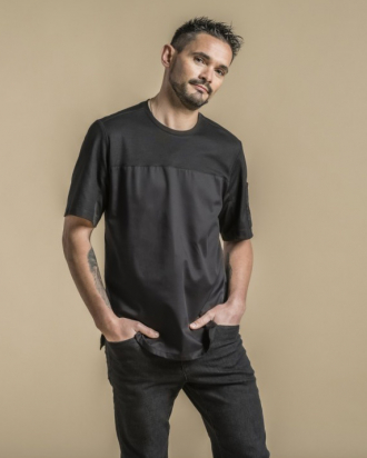 Unisex μπλούζα με κοντό μανίκι, Clement, B-SHIRT/C-SHIRT SS, ΜΑΥΡΟ