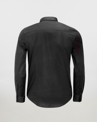Ανδρικό μακρυμάνικο ελαστικό πουκάμισο Sols, Blake Men-01426, TITANIUM GREY