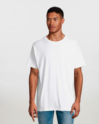 Ανδρικό Oversized T-shirt, Sols, Boxy Men-03806, WHITE