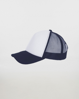 Πεντάφυλλο καπέλο με δίχτυ, Sols, Bubble-01668, WHITE/FRENCH NAVY