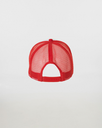 Πεντάφυλλο καπέλο με δίχτυ, Sols, Bubble-01668, WHITE/RED