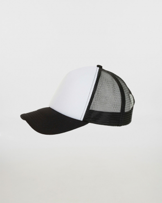 Πεντάφυλλο καπέλο με δίχτυ, Sols, Bubble-01668, WHITE/BLACK