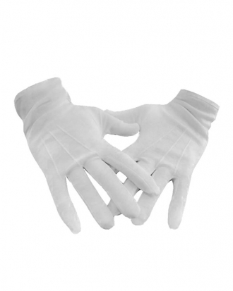 Γάντια υφασμάτινα προστασίας γενικής χρήσης σε λευκό χρώμα, Closet, ΛΕΥΚΟ