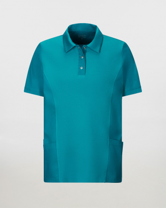 Unisex πικέ polo, ιατρικό/νοσηλευτικό, Exner, 345-Slip On Polo, EXN13-TEAL