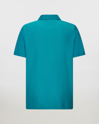 Unisex πικέ polo, ιατρικό/νοσηλευτικό, Exner, 345-Slip On Polo, EXN13-TEAL