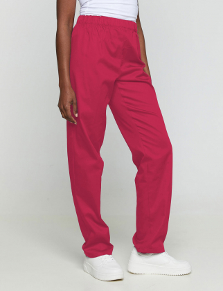 Unisex παντελόνι με ελαστική μέση και μία τσέπη, Velilla, Nera-333, FUCHSIA