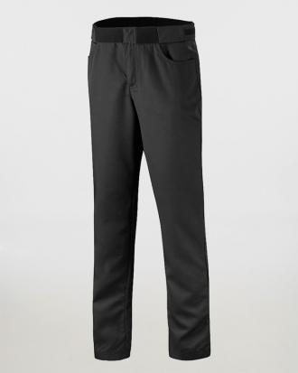 Unisex παντελόνι, 50% Lyocell, με ελαστική μέση με velcro, Lafont, Fusion-1FSN, ΜΑΥΡΟ