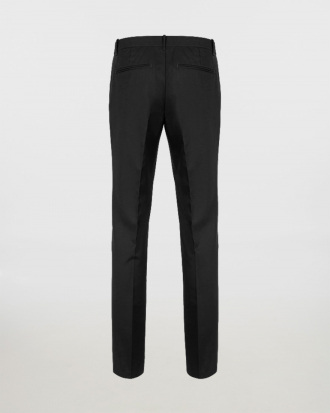 Ανδρικό παντελόνι κοστουμιού με ελαστική μέση, Neoblu, Gabin Men-03162, DEEP BLACK
