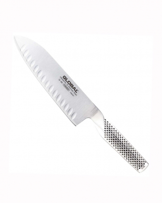 Μαχαίρι Santoku με αυλακώσεις 18 εκατ, Classic G Series, Global, G-80, INOX