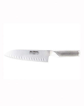 Μαχαίρι Santoku με αυλακώσεις 18 εκατ, Classic G Series, Global, G-80, INOX