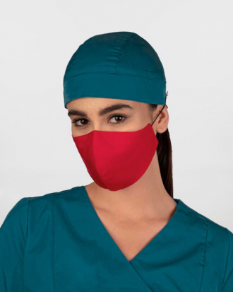 Ιατρικό Unisex σκουφάκι, με κουμπιά στήριξης μάσκας, Hover-407, ΠΕΤΡΟΛ