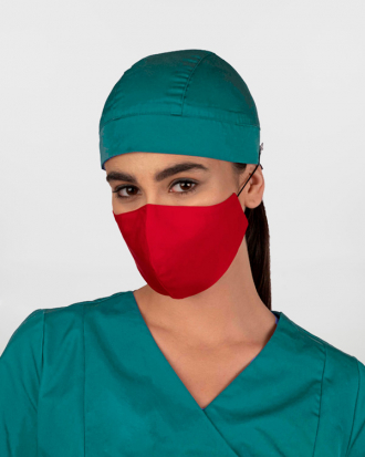 Ιατρικό Unisex σκουφάκι, με κουμπιά στήριξης μάσκας, Hover-407, ΠΡΑΣΙΝΟ-ΧΕΙΡΟΥΡΓ.