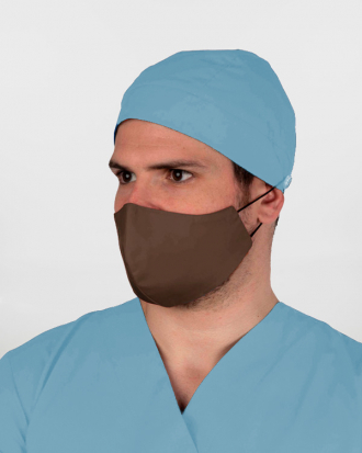 Ιατρικό Unisex σκουφάκι, με κουμπιά στήριξης μάσκας, Hover-407, ΣΙΕΛ