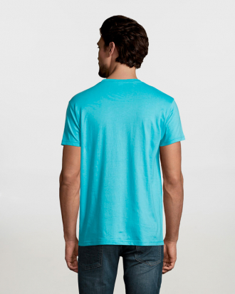 Unisex t-shirt, 100% βαμβάκι 190g/m², σε 46 χρώματα  Sols, Imperial-11500, ATOLL BLUE