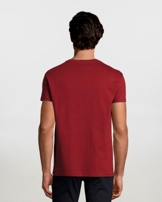Unisex t-shirt, 100% βαμβάκι 190g/m², σε 46 χρώματα  Sols, Imperial-11500, CHILI