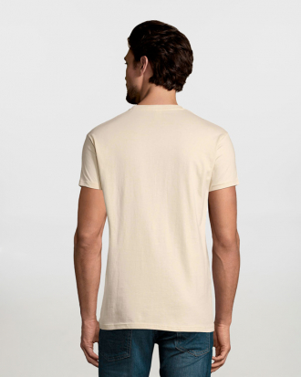 Unisex t-shirt, 100% βαμβάκι 190g/m², σε 46 χρώματα  Sols, Imperial-11500, CREAM