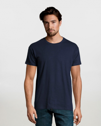 Unisex t-shirt, 100% βαμβάκι 190g/m², σε 46 χρώματα  Sols, Imperial-11500, FRENCH NAVY
