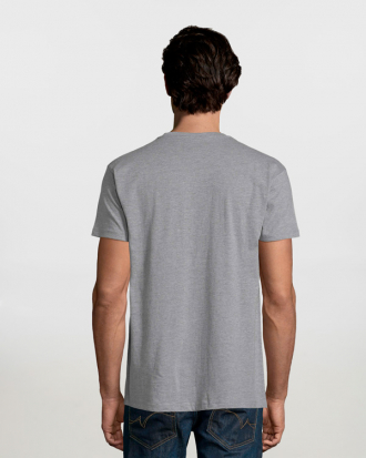 Unisex t-shirt, 100% βαμβάκι 190g/m², σε 46 χρώματα  Sols, Imperial-11500, GREY MELANGE
