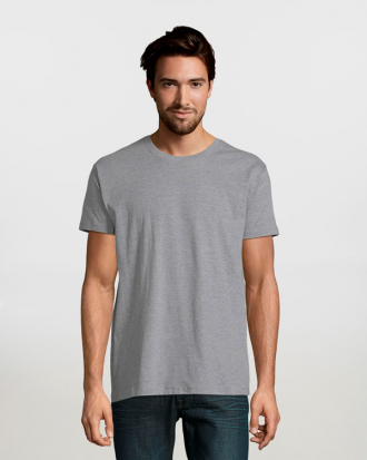 Unisex t-shirt, 100% βαμβάκι 190g/m², σε 46 χρώματα  Sols, Imperial-11500, GREY MELANGE
