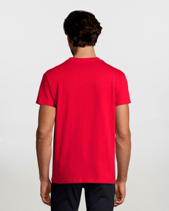 Unisex t-shirt, 100% βαμβάκι 190g/m², σε 46 χρώματα  Sols, Imperial-11500, RED