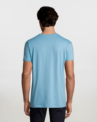 Unisex t-shirt, 100% βαμβάκι 190g/m², σε 46 χρώματα  Sols, Imperial-11500, SKY BLUE
