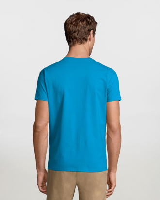 Unisex t-shirt, 100% βαμβάκι 190g/m², σε 46 χρώματα  Sols, Imperial-11500, AQUA