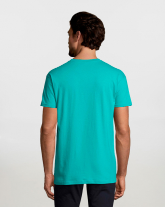 Unisex t-shirt, 100% βαμβάκι 190g/m², σε 46 χρώματα  Sols, Imperial-11500, CARRIBEAN BLUE