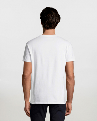 Unisex t-shirt, 100% βαμβάκι 190g/m², σε 46 χρώματα  Sols, Imperial-11500, WHITE