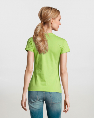 Γυναικείο t-shirt, 100% βαμβάκι 190g/m², σε 36 χρώματα  Sols, Imperial Women-11502, APPLE GREEN