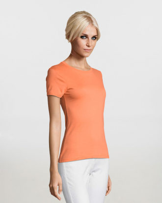 Γυναικείο t-shirt, σε 29 χρώματα Sols, Regent-01825, APRICOT
