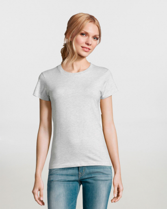 Γυναικείο t-shirt, 100% βαμβάκι 190g/m², σε 36 χρώματα  Sols, Imperial Women-11502, ASH