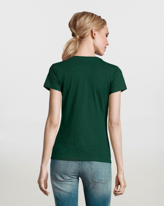 Γυναικείο t-shirt, 100% βαμβάκι 190g/m², σε 36 χρώματα  Sols, Imperial Women-11502, BOTTLE GREEN