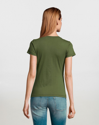 Γυναικείο t-shirt, 100% βαμβάκι 190g/m², σε 36 χρώματα  Sols, Imperial Women-11502, DARK KHAKI