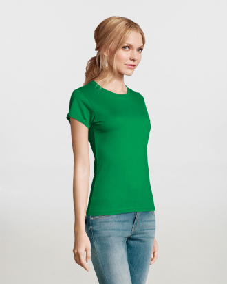 Γυναικείο t-shirt, 100% βαμβάκι 190g/m², σε 36 χρώματα  Sols, Imperial Women-11502, KELLY GREEN
