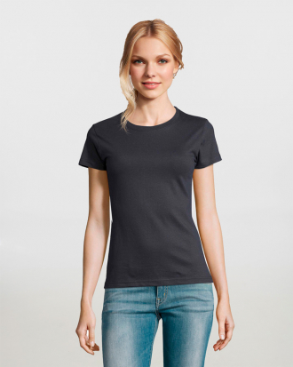 Γυναικείο t-shirt, 100% βαμβάκι 190g/m², σε 36 χρώματα  Sols, Imperial Women-11502, MOUSE GREY