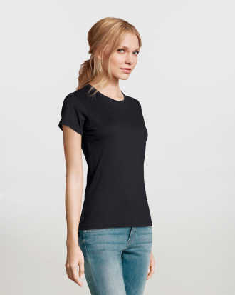 Γυναικείο t-shirt, 100% βαμβάκι 190g/m², σε 36 χρώματα  Sols, Imperial Women-11502, NAVY