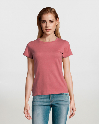 Γυναικείο t-shirt, 100% βαμβάκι 190g/m², σε 36 χρώματα  Sols, Imperial Women-11502, ANCIENT PINK