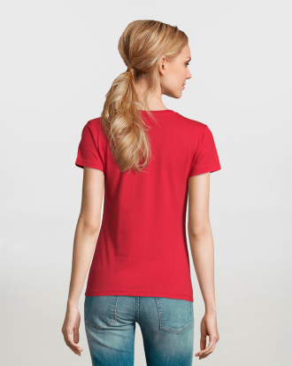 Γυναικείο t-shirt, 100% βαμβάκι 190g/m², σε 36 χρώματα  Sols, Imperial Women-11502, RED