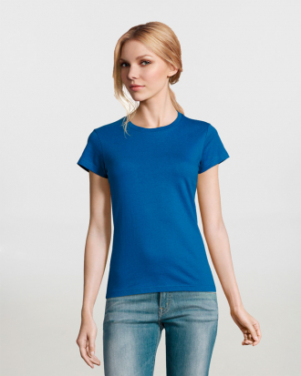Γυναικείο t-shirt, 100% βαμβάκι 190g/m², σε 36 χρώματα  Sols, Imperial Women-11502, ROYAL BLUE