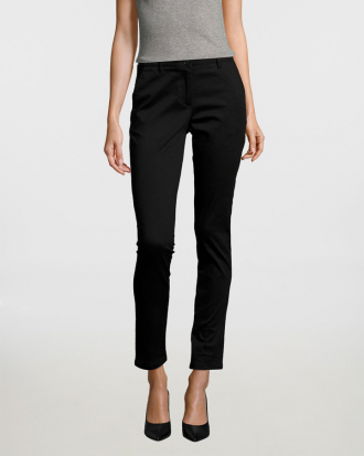 Γυναικείο ελαστικό παντελόνι, Sols,Jared Women-02918, BLACK