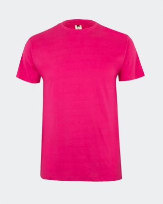 Unisex t-shirt, με κοντό μανίκι, MUKUA, Palm-023C, FUCHSIA