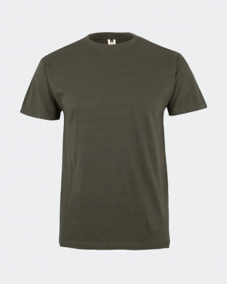 Unisex t-shirt, με κοντό μανίκι, MUKUA, Palm-023C, KHAKI GREEN
