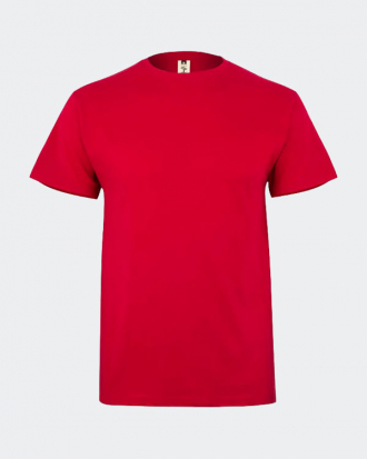 Unisex t-shirt, με κοντό μανίκι, MUKUA, Palm-023C, RED
