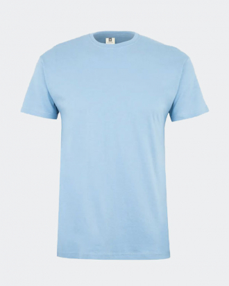 Unisex t-shirt, με κοντό μανίκι, MUKUA, Palm-023C, SKY BLUE