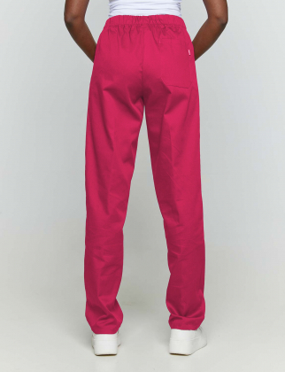 Unisex παντελόνι με ελαστική μέση και μία τσέπη, Velilla, Nera-333, FUCHSIA