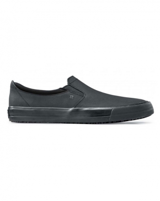 Μαύρο Casual δερμάτινο παπούτσι της Shoes For Crews, Ollie II, ΜΑΥΡΟ