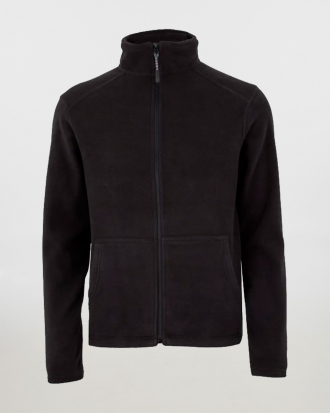 Unisex fleece ζακέτα, Mukua,MK610V-Perth, BLACK